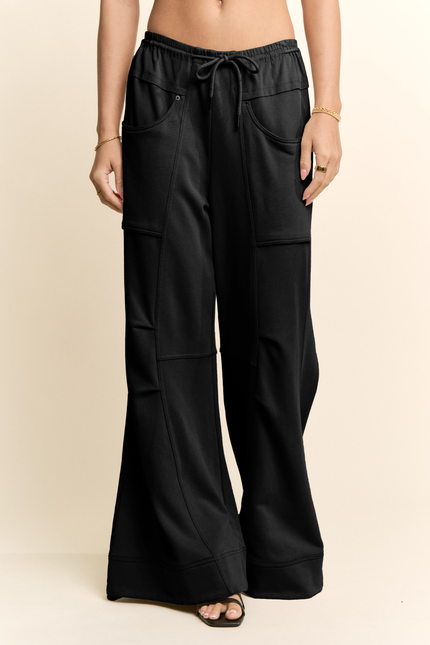 Cressida Pants — Black front