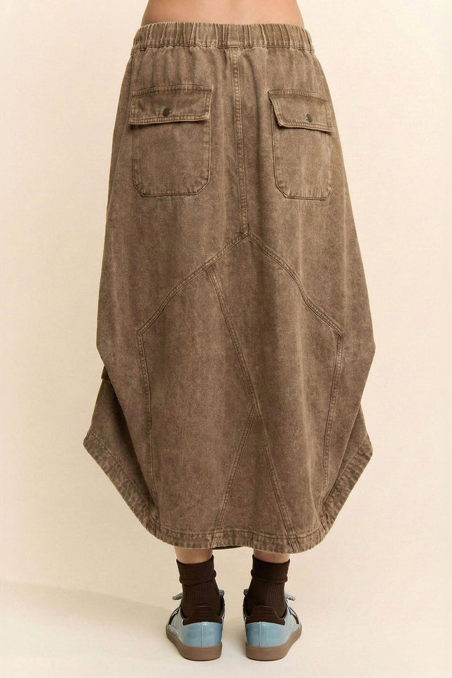 Orelune Skirt — Mocha back