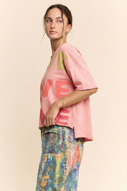 Lumi Tee — Pink side