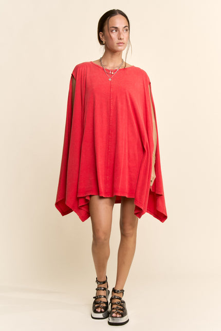 Tidefall Dress — Red front