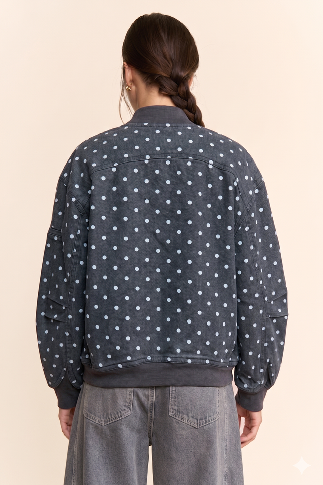 Verity Jacket — Denim Blue back