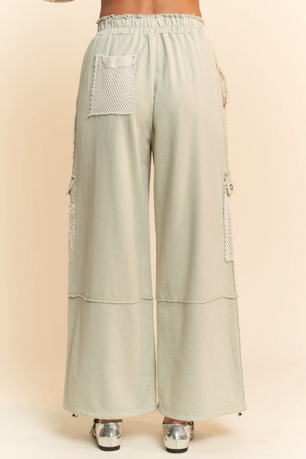 Kort Pant — Sage back