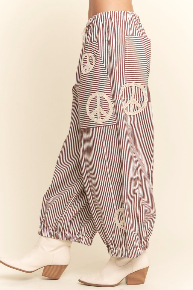Crellin Pants — Burgundy side