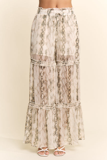 Faunelle Pants — Snake front