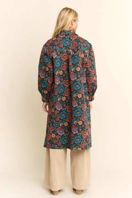 Juniper Coat — Navy back