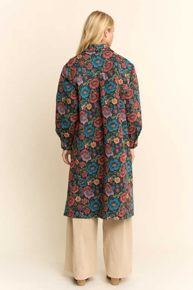 Juniper Coat — Navy back