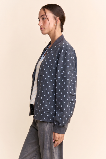 Verity Jacket — Denim Blue side