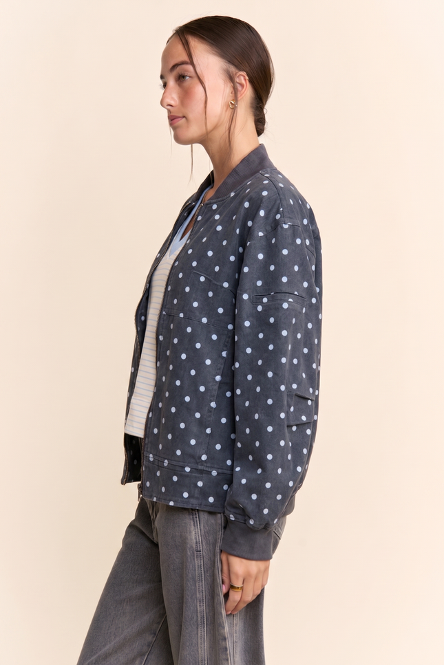 Verity Jacket — Denim Blue side