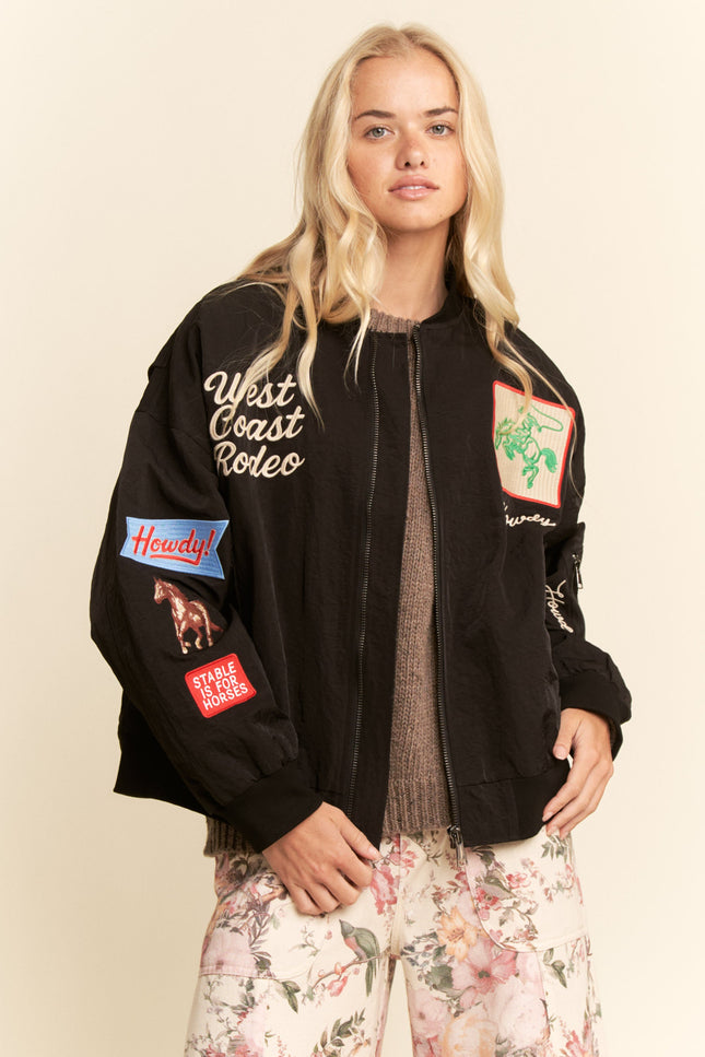 Carter Jacket — Black front