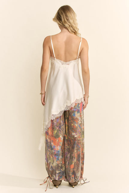 Veilborne Dress — Cream back