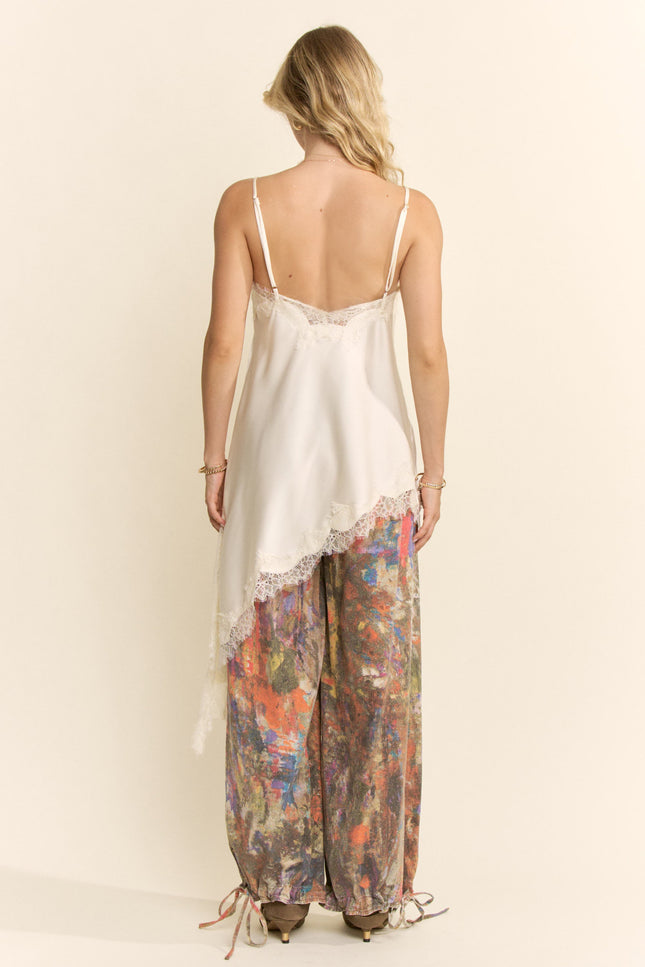 Veilborne Dress — Cream back