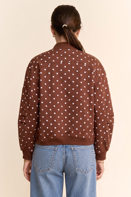 Verity Jacket — Mocha back