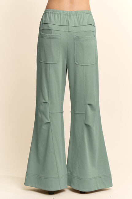 Cressida Pants — Olive back