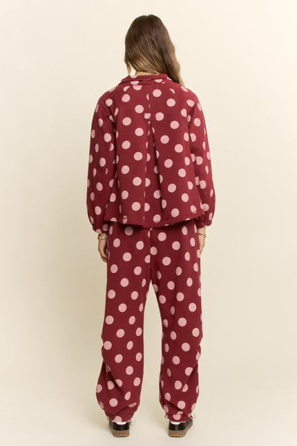 Velmora Set — Burgundy Cream back