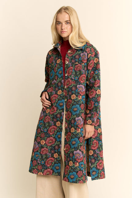Juniper Coat — Navy front