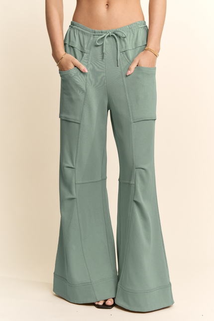 Cressida Pants — Olive front