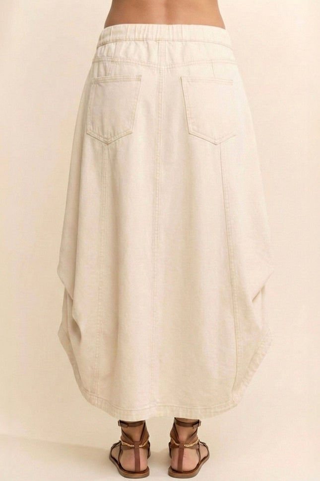 Orelune Skirt — Ivory back
