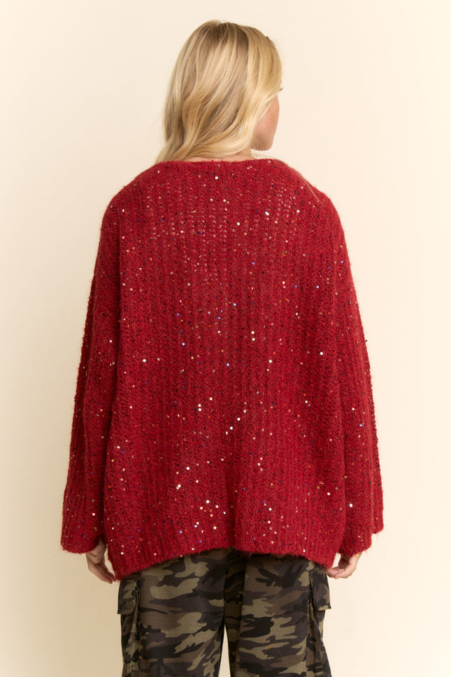Seraphina Cardigan — Red back