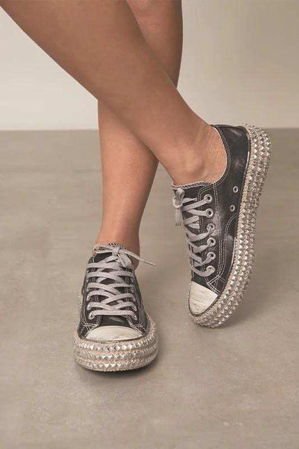 Billie Studded Platform Low Top Sneakers