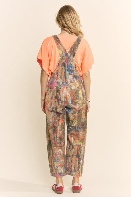 Juna Romper — Orange Yellow Combo back