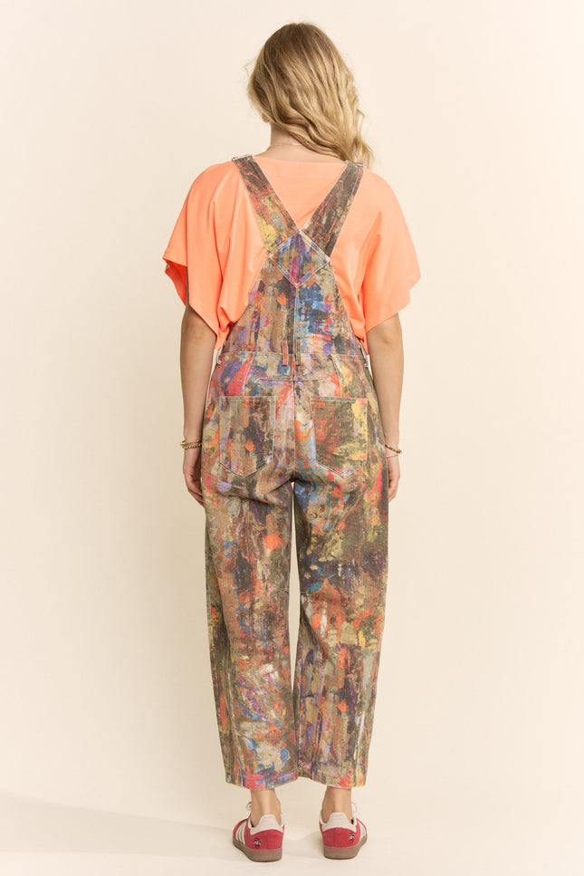 Juna Romper — Orange Yellow Combo back