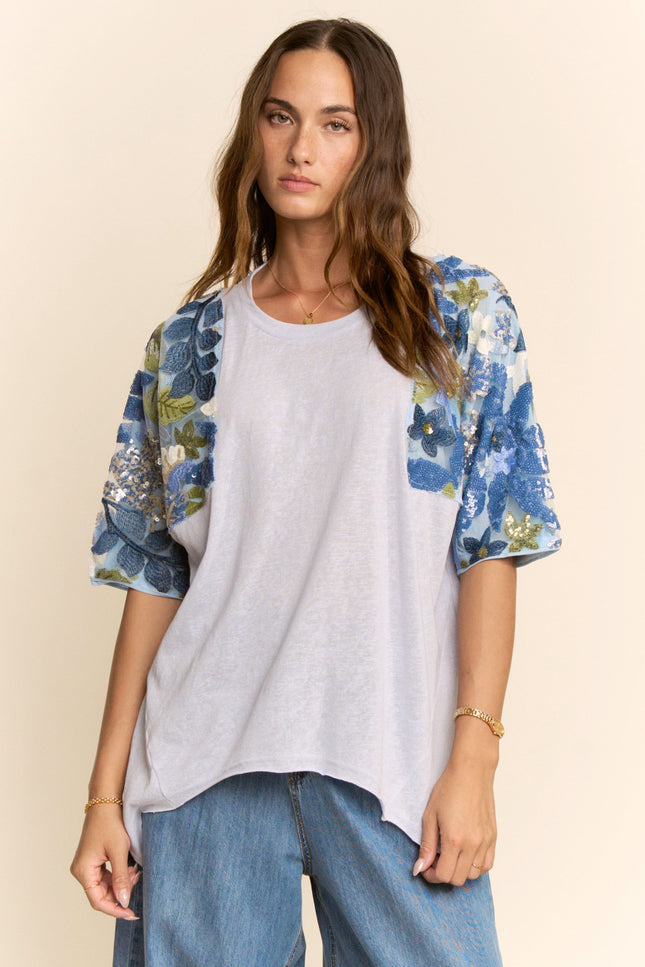 Étoile Top — Light Blue front