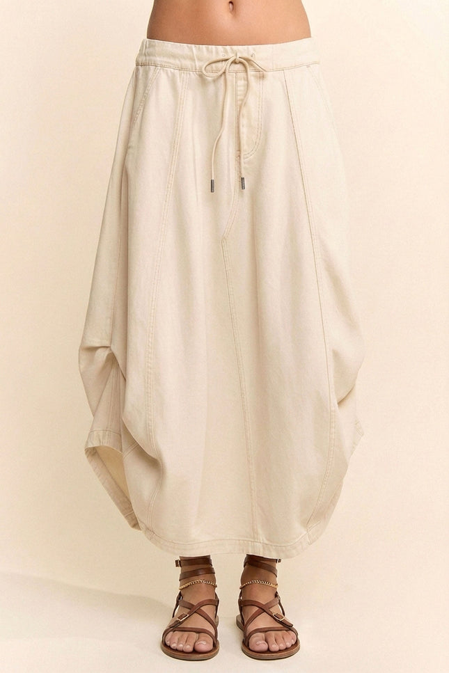 Orelune Skirt — Ivory front