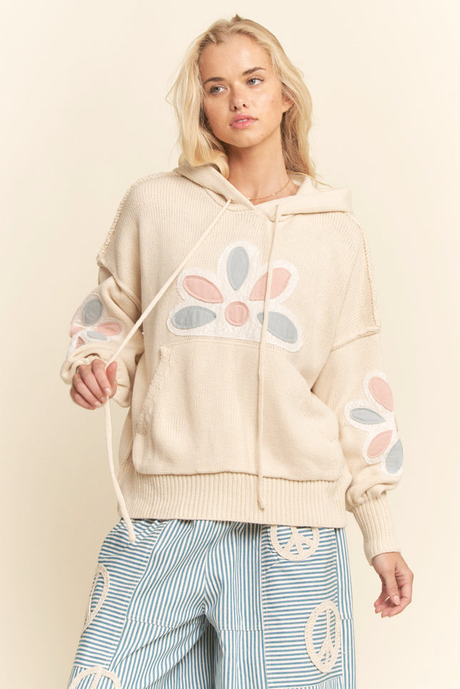 Cove Hoodie — White front
