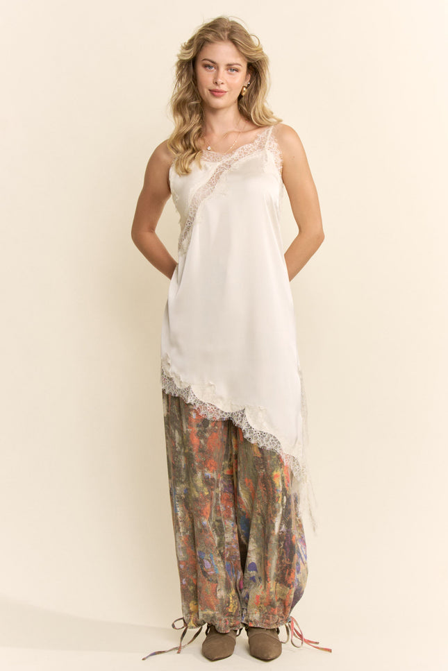 Veilborne Dress — Cream front