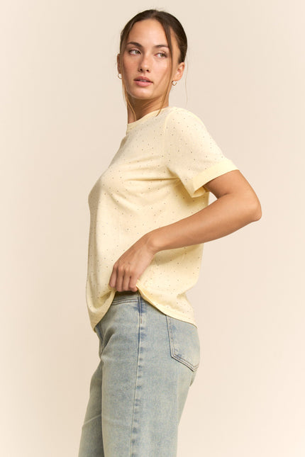 Kalia Top — Butter Yellow side
