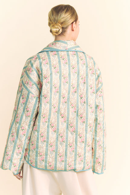 Wallflower Jacket — Seafoam back
