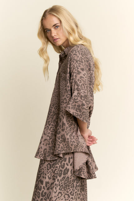 Pardus Top — Mocha Leopard side