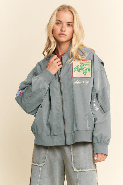 Carter Jacket — Mint Sage front
