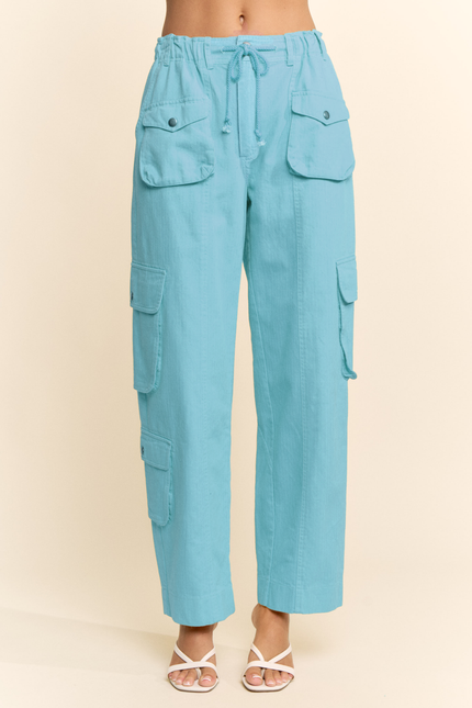 Aldenne Pants — Lt Blue front