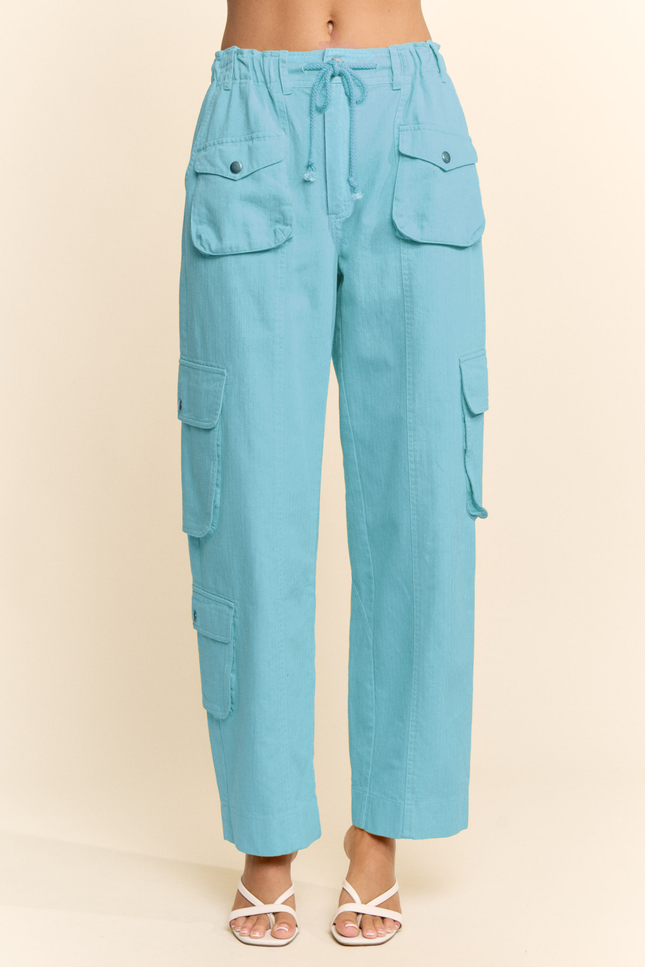 Aldenne Pants — Lt Blue front