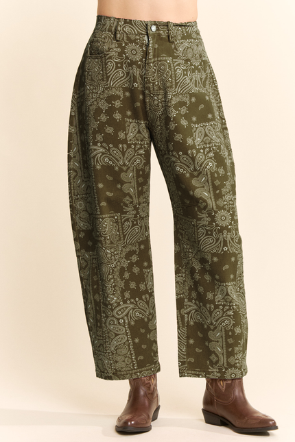 Bandelier Jeans — Olive front
