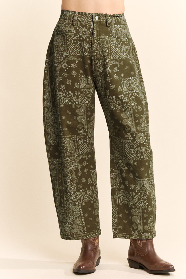 Bandelier Jeans — Olive front