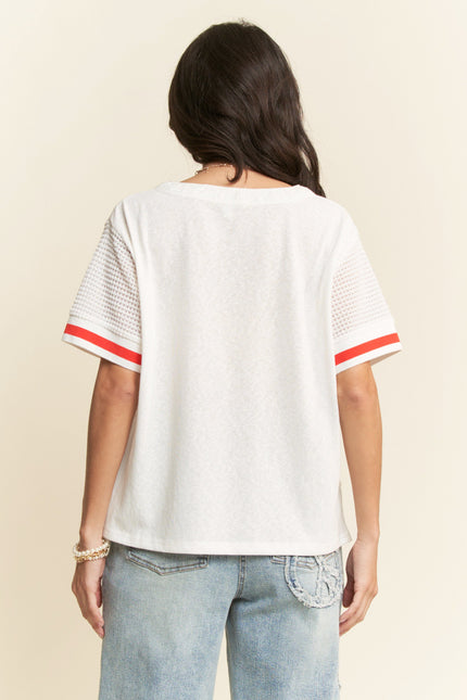 Arden Top — White back