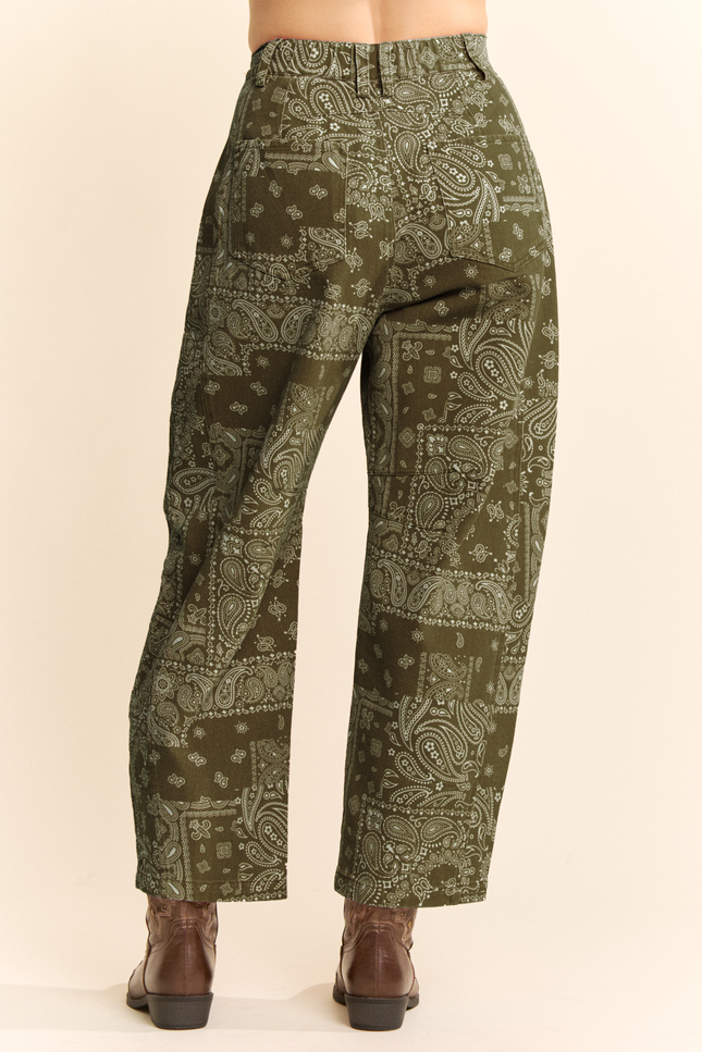Bandelier Jeans — Olive back