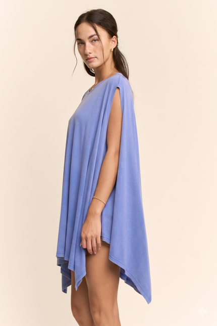 Tidefall Dress — Sea Blue side