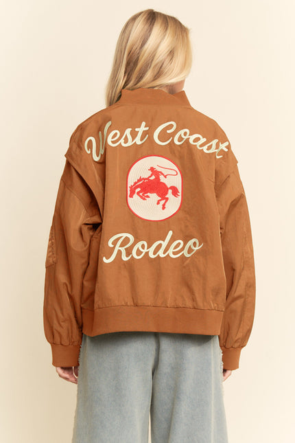 Carter Jacket — Burnt Orange back