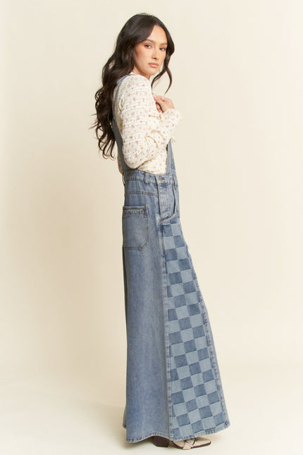 Fable Overalls — Light Denim side