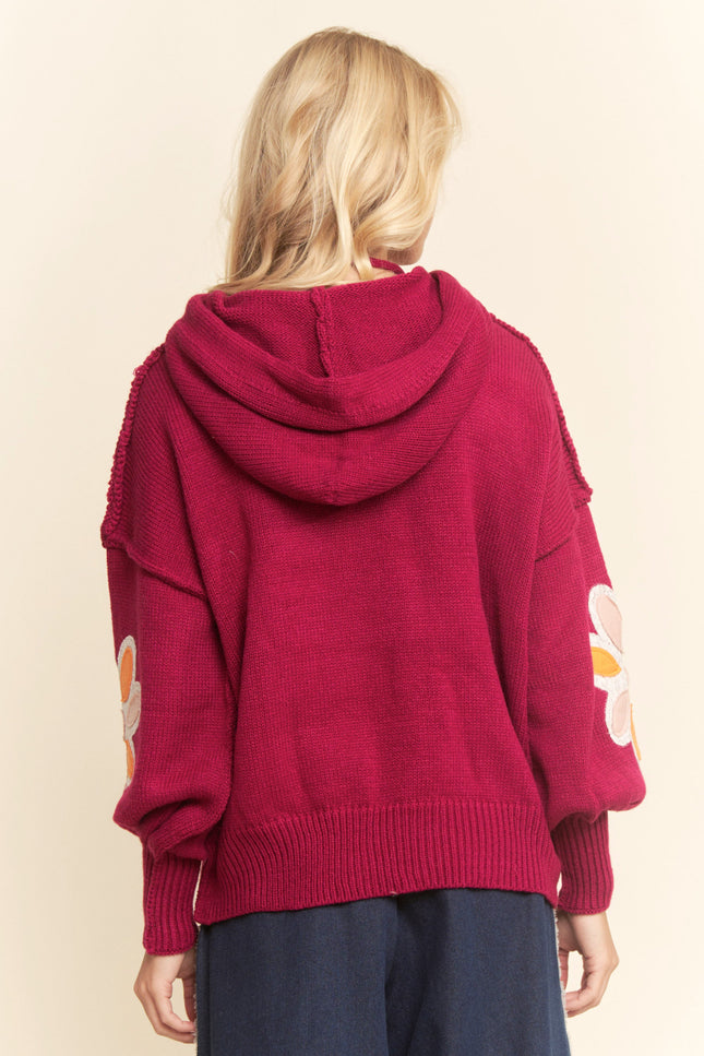 Cove Hoodie — Red back