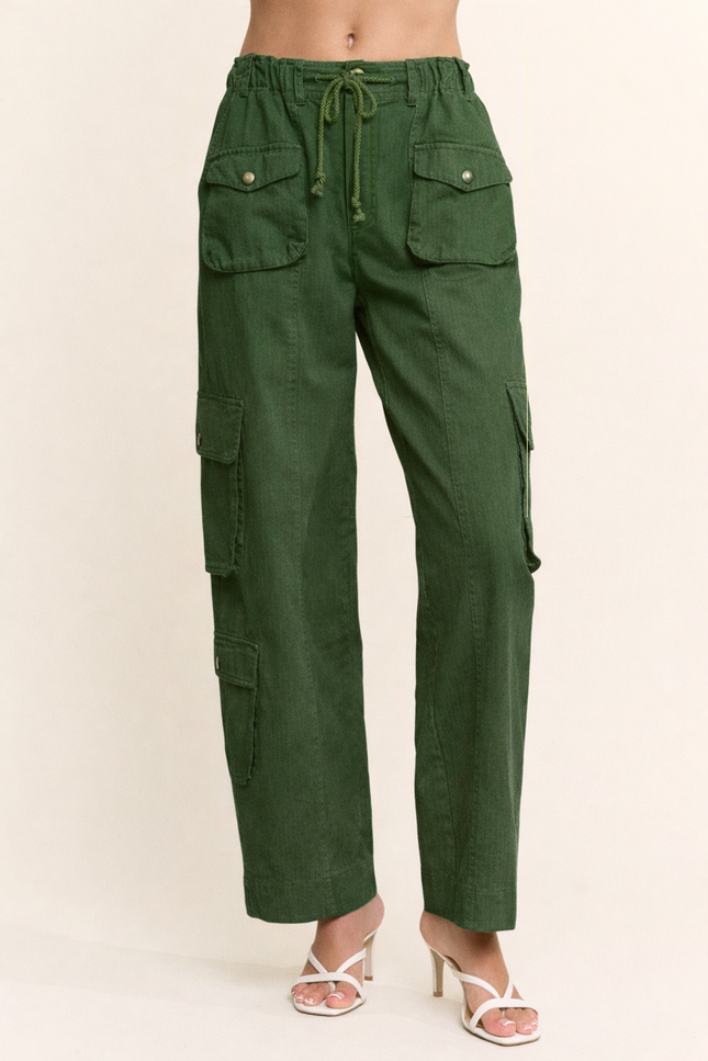 Aldenne Pants — Green front