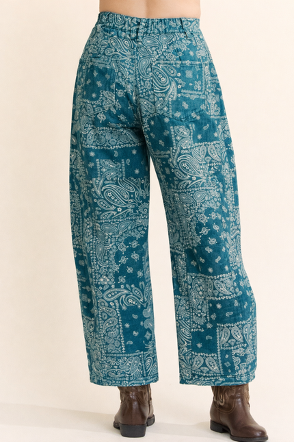 Bandelier Jeans — Teal back