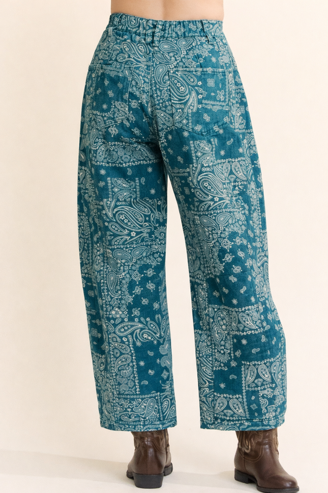 Bandelier Jeans — Teal back