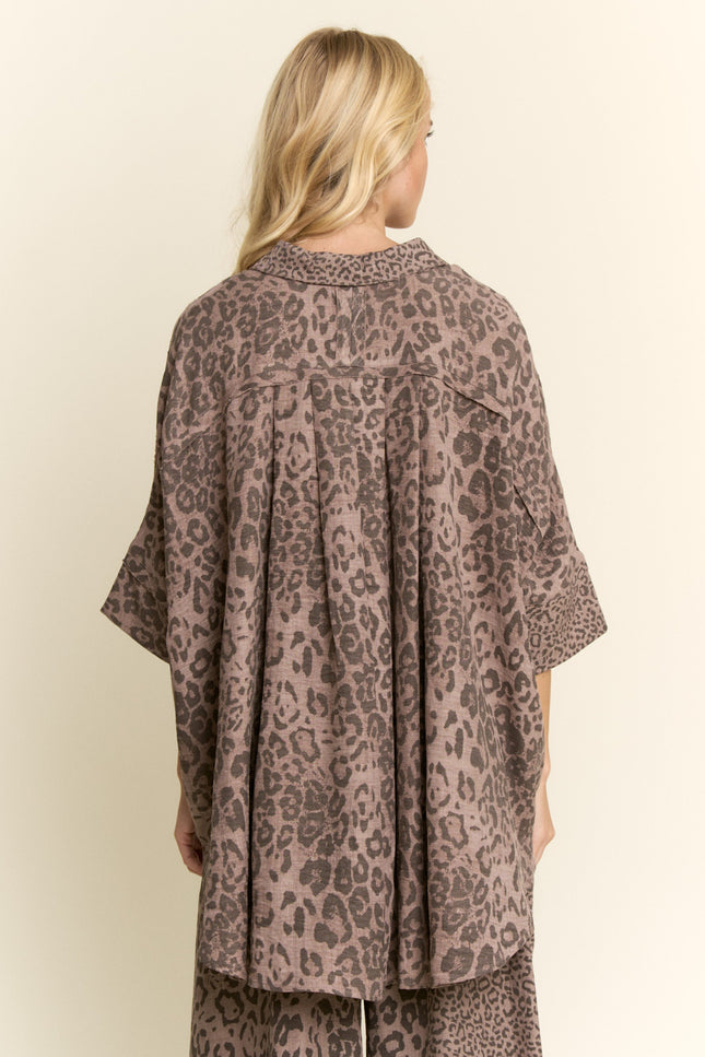 Pardus Top — Mocha Leopard back