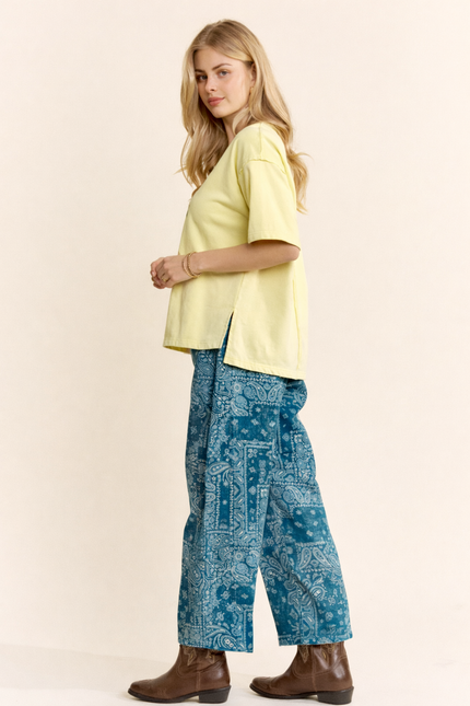 Bandelier Jeans — Teal side