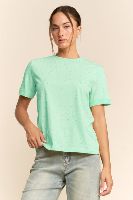Kalia Top — Mint front