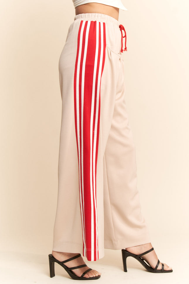 Exra Pants — Beige side